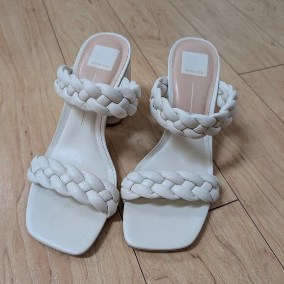 Dolce Vita PAILY HEELS IN IVORY STELLA - like new - Picture 1 of 3